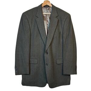 Jos a Bank Gordon 100% Camel Hair Sport Coat size 44L Green Professional Travel